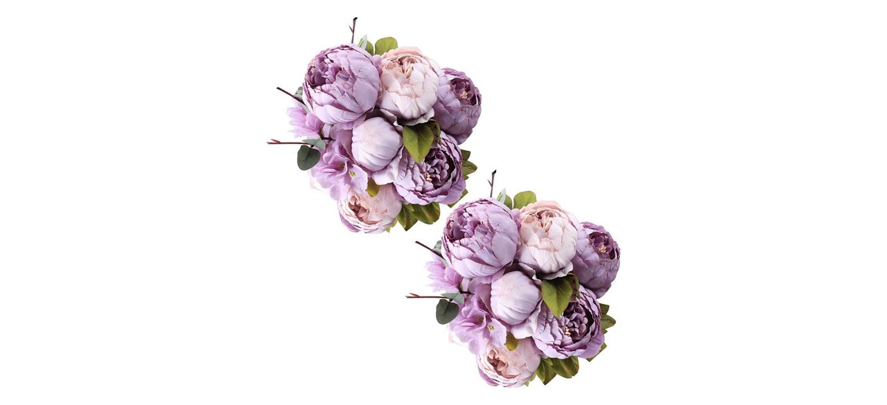 Fule Large Artificial Peony Silk Flower Bouquets