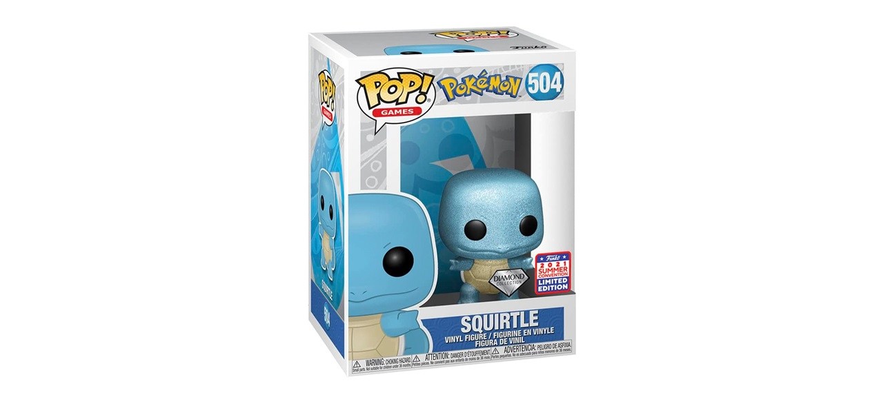 Funko POP Games- Pokemon- Squirtle Diamond