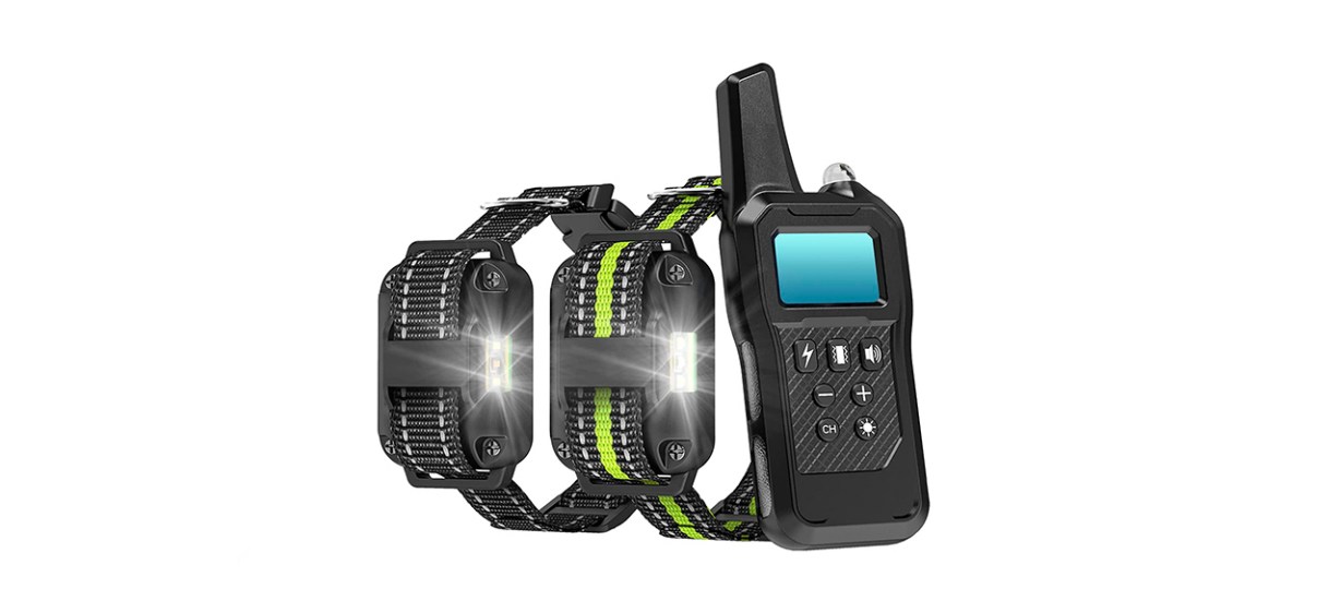 FunniPets Dog Training Collar with LED Light
