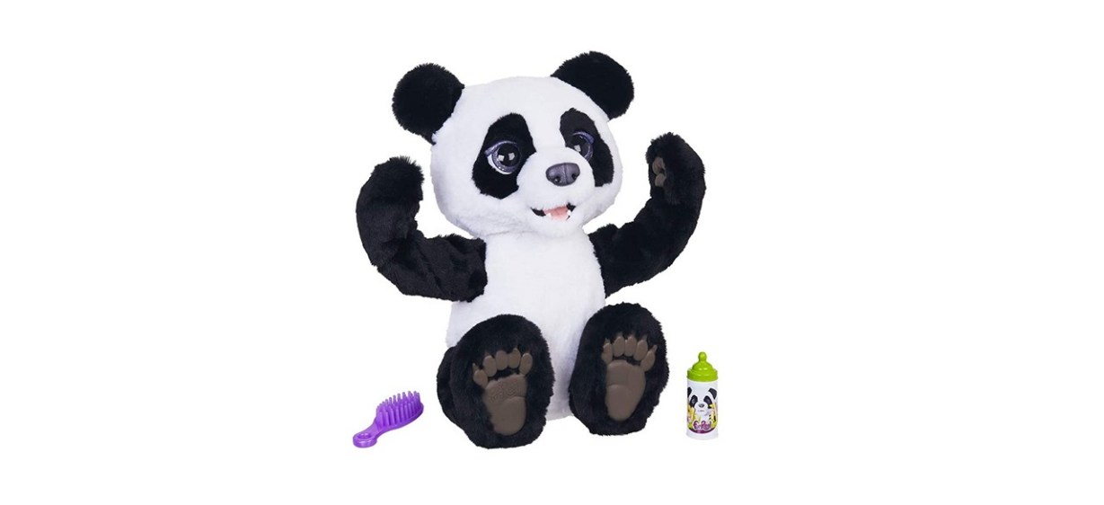 FurReal Plum, The Curious Panda Bear Cub Interactive Plush Toy