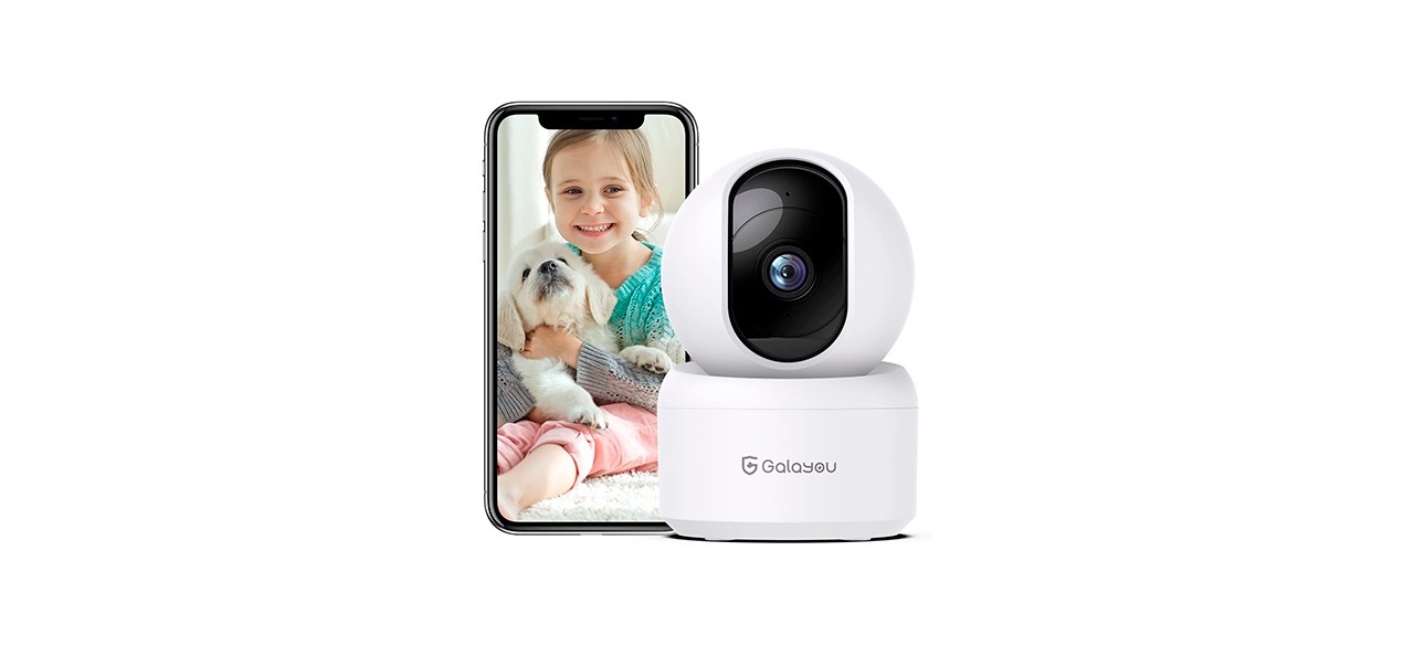 Galayou Network Camera White 2K 3-Megapixel 24-Hour Recording for