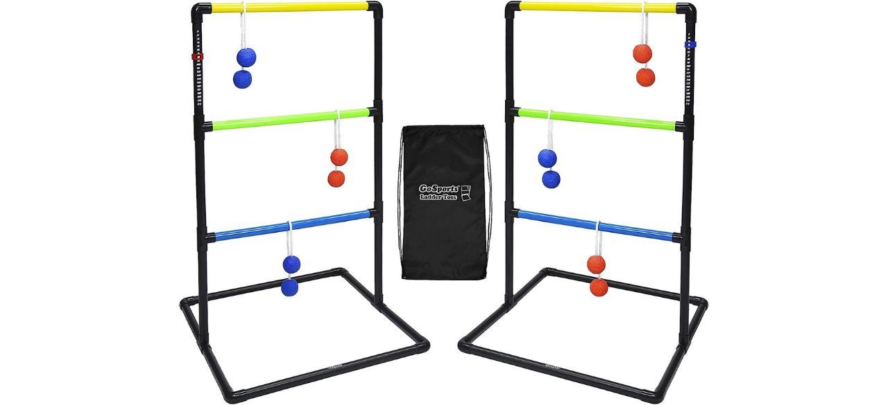 best GoSports Pro Grade Ladder Toss Indoor/Outdoor Game Set 