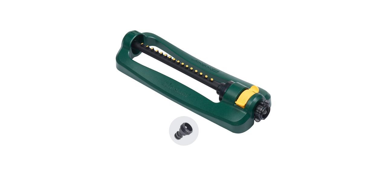 Melnor 65047-AMZ Flexible Tube TurboTek Turbo Oscillating Sprinkler