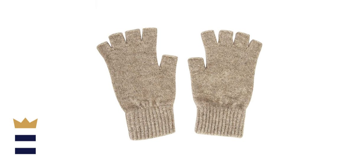 Genuine Merino Wool Fingerless Gloves