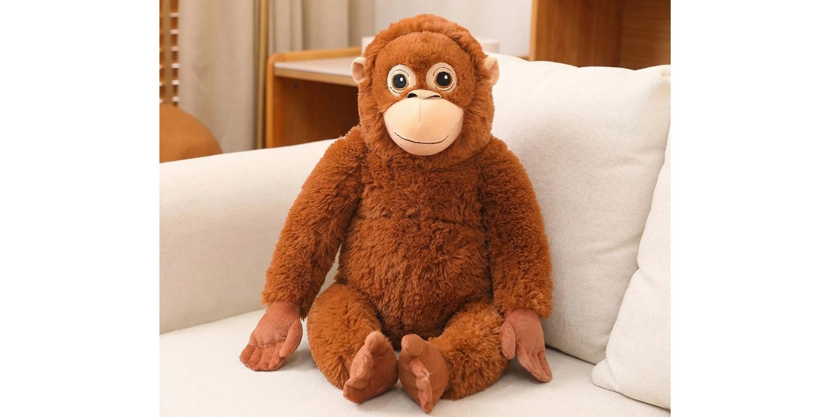 GiftieDesigns Punch Monkey Plush, Viral Orangutan Plush Toy