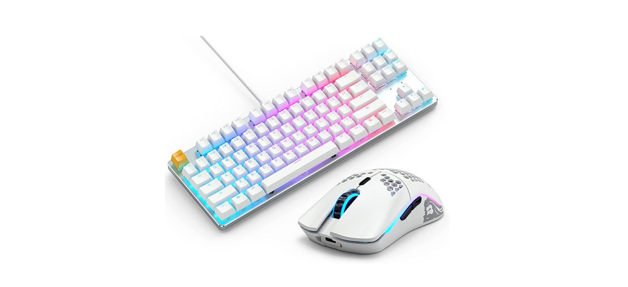 GMMK 87 TKL Mechanical Keyboard and Model O Wireless Gaming Mouse Bundle