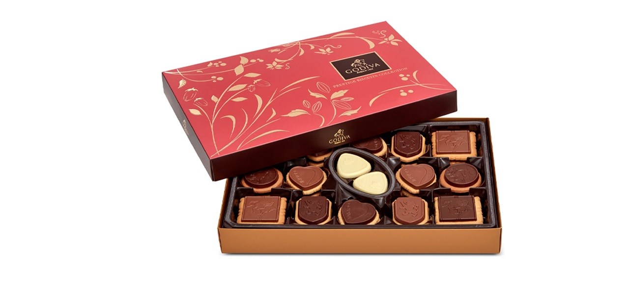 Godiva Assorted Prestige Biscuit Gift Box