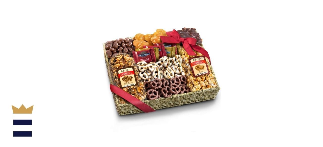 Golden State Fruit Chocolate and Crunch Grand Gift Basket