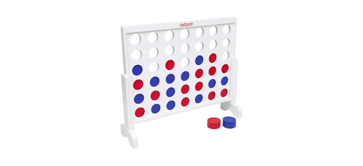 GoSports Giant Wooden Row Game