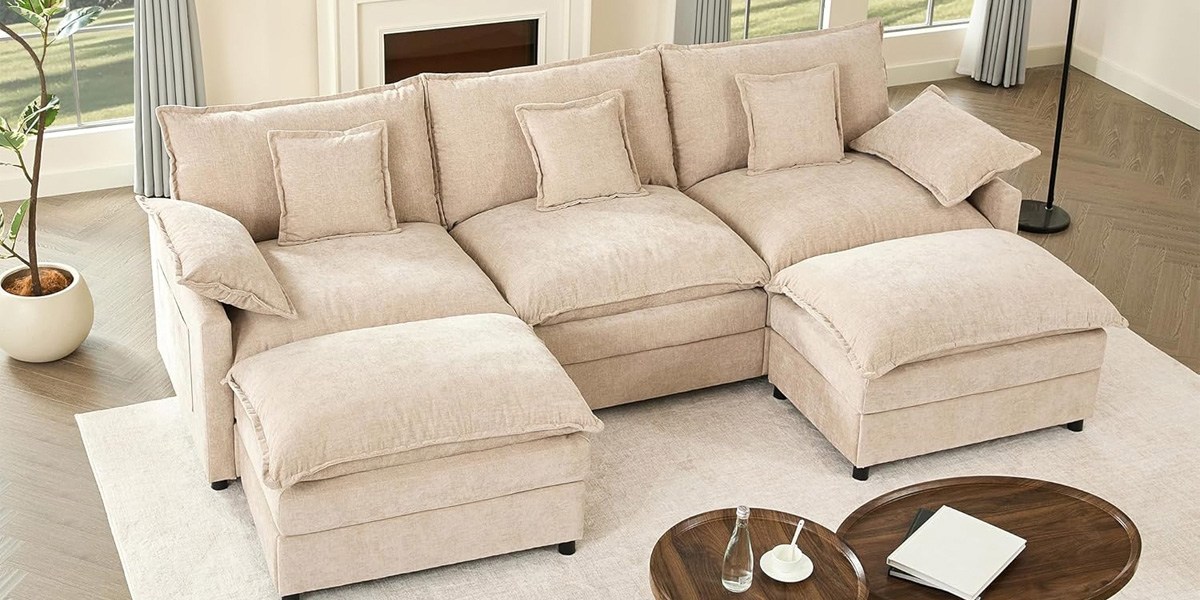 GOSUHI 108" U-Shaped Couch