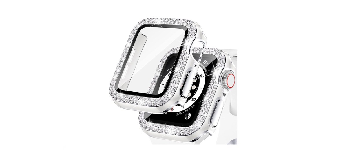 Goton Apple Watch Screen Protector Bling Case