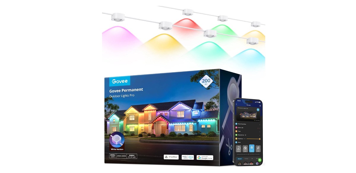 Govee Permanent Outdoor Lights on white background