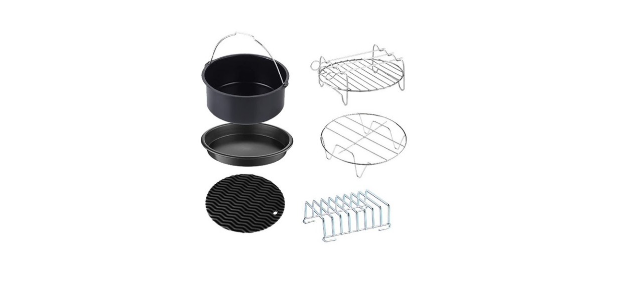 GoWISE USA Standard 6-Piece Air Fryer Accessory Kit