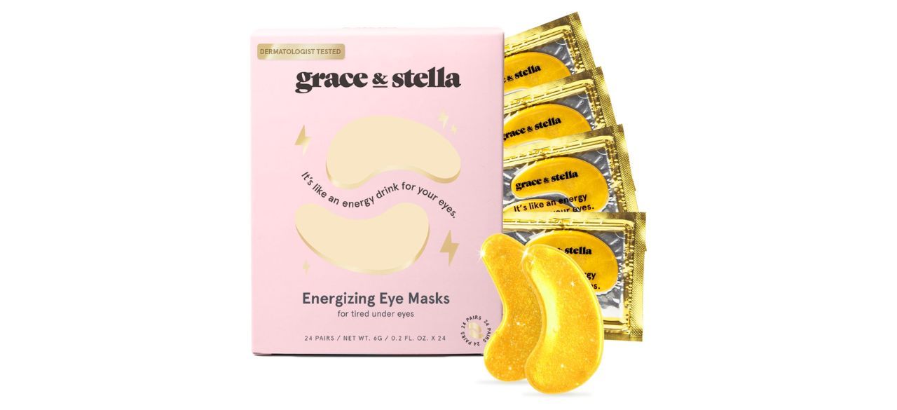 grace & stella Under Eye Mask on white back