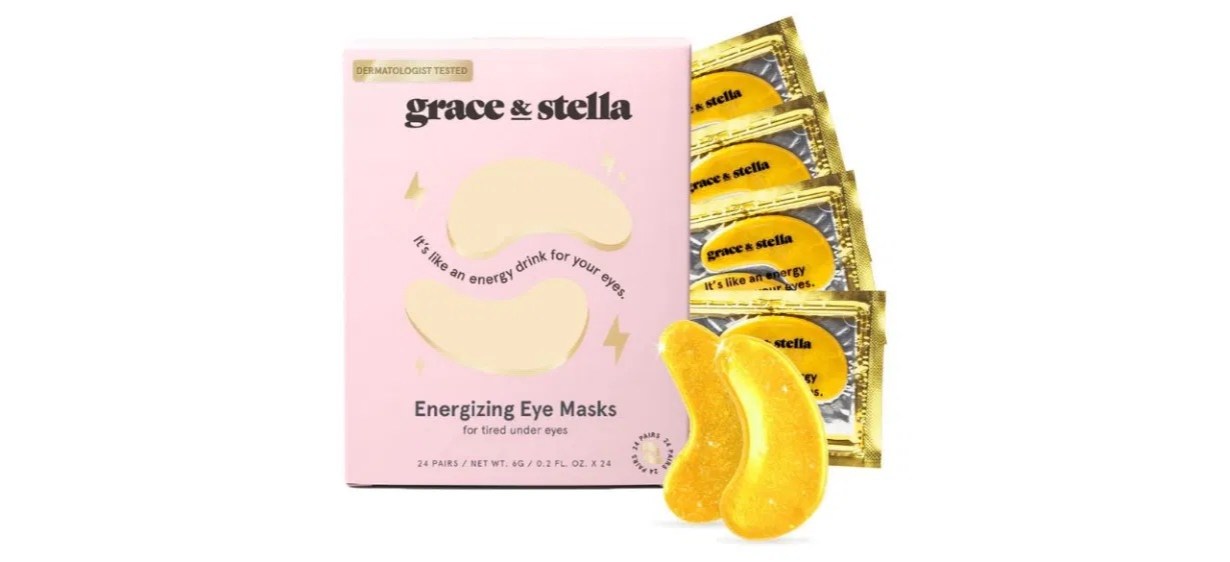 grace & stella Under Eye Mask on white back grace & stella Under Eye Mask on white back