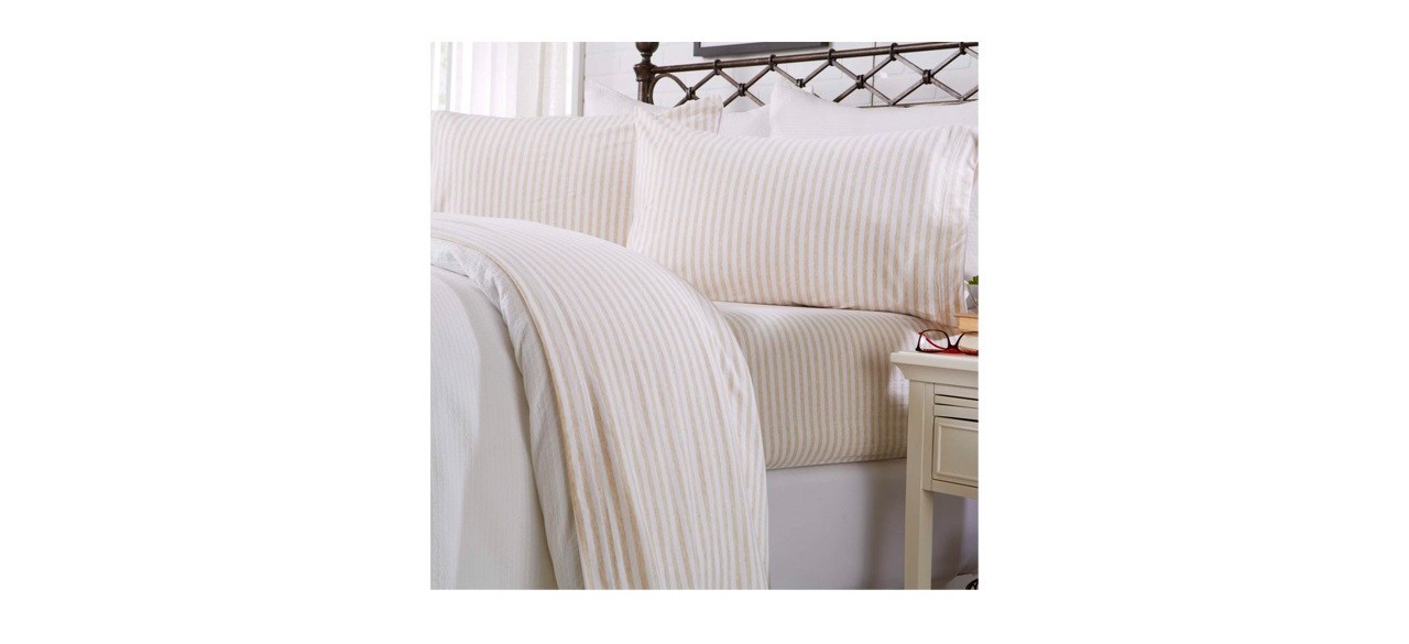 Great Bay Home Jersey Knit Twin XL Sheet Set