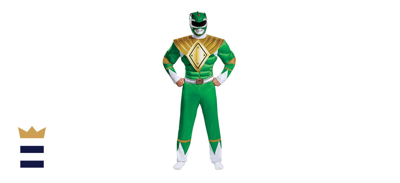 Green Ranger costume with muscles