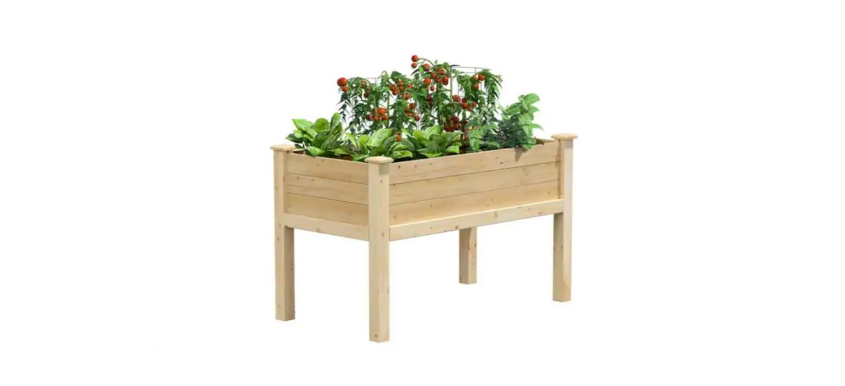 Greenes Fence Elevated Cedar Garden Bed Greenes Fence Elevated Cedar Garden Bed