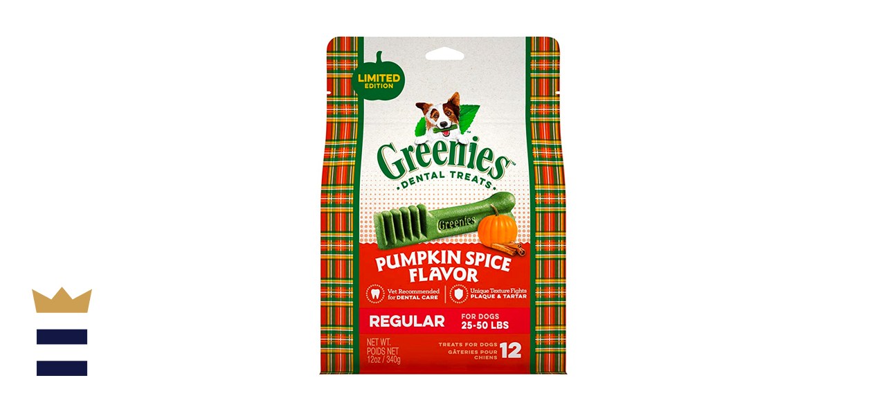 Greenies Regular Canine Pumpkin Spice Dental Chew Treats