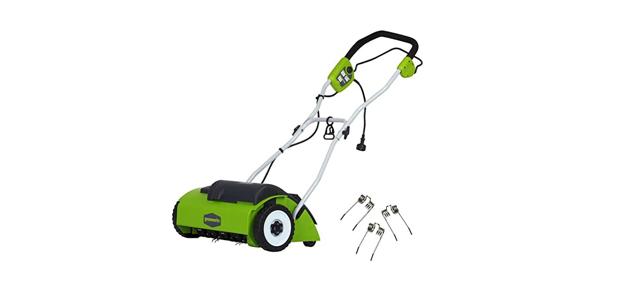 Greenworks 10-Amp Corded 14-Inch Dethatcher Plus Tines