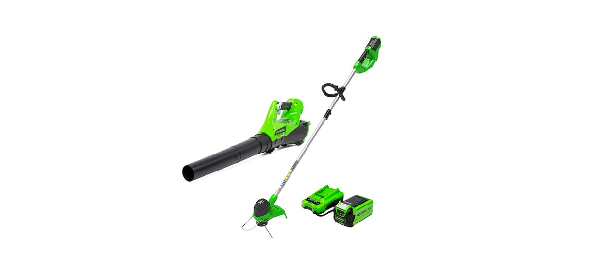 Greenworks Cordless String Trimmer and Blower Set