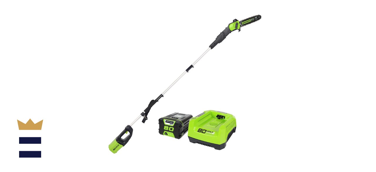 Greenworks Pro 80-volts 10-inch Cordless Pole Saw