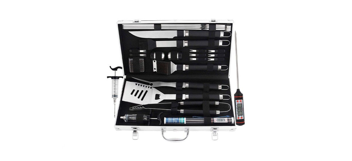 Grilljoy 24-Piece BBQ Grill Tool Set