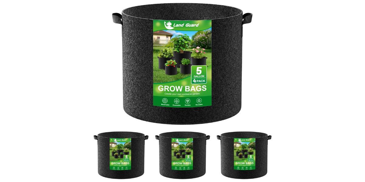 Land Guard 4-Pack Fabric Grow Bags