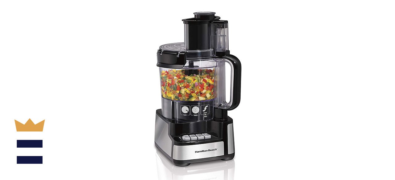 Hamilton Beach 12-Cup Stack _ Snap Food Processor _ Vegetable Chopper