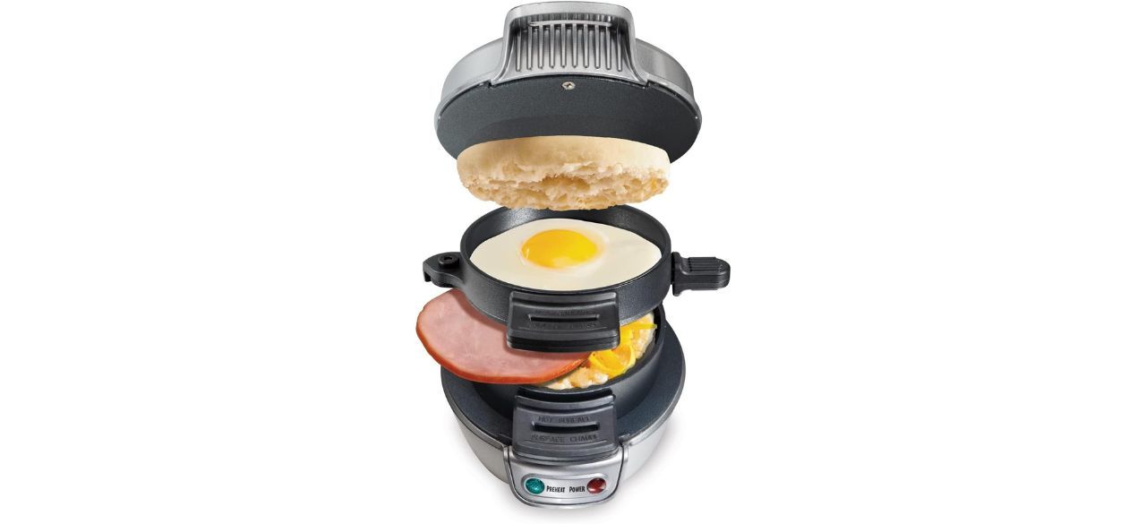 Hamilton Beach Breakfast Sandwich Maker on white background