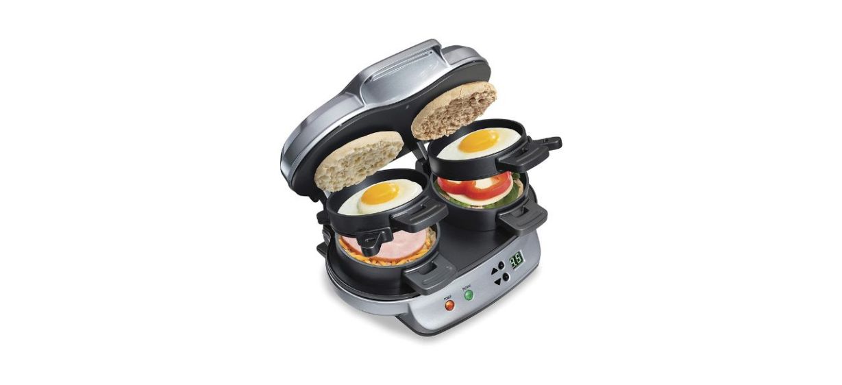 Hamilton Beach Dual Breakfast Sandwich Maker Hamilton Beach Dual Breakfast Sandwich Maker