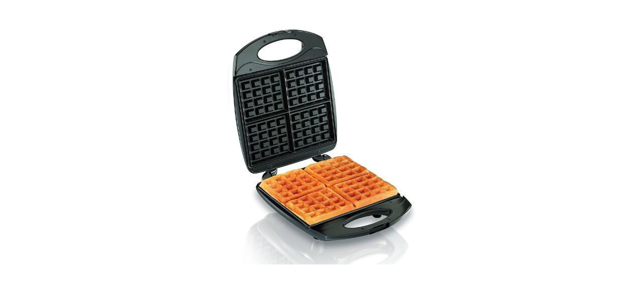 Hamilton Beach Four-slice Nonstick Belgian Waffle Maker