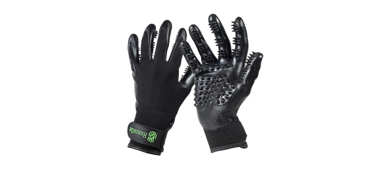 HandsOn Pet Grooming Gloves