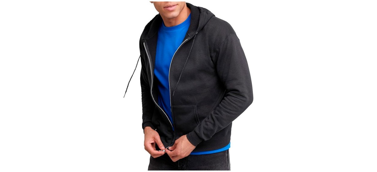 Hanes Men's Zip-up Eco-smart Fleece Hoodie