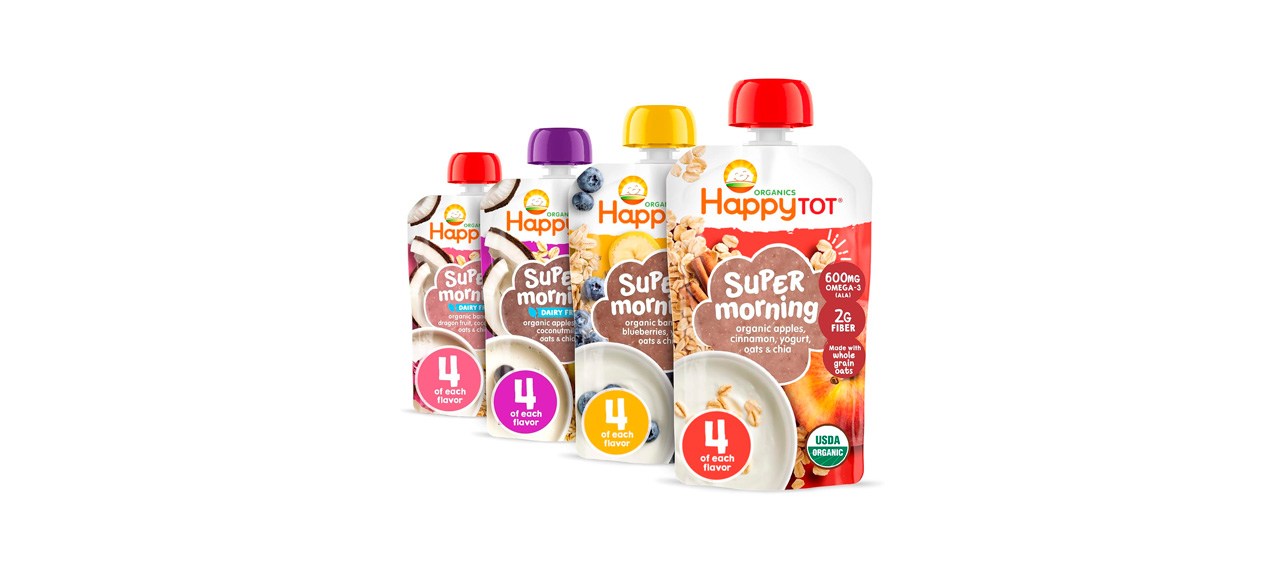 Happy Tot Organics Stage 4 Baby Food Pouches