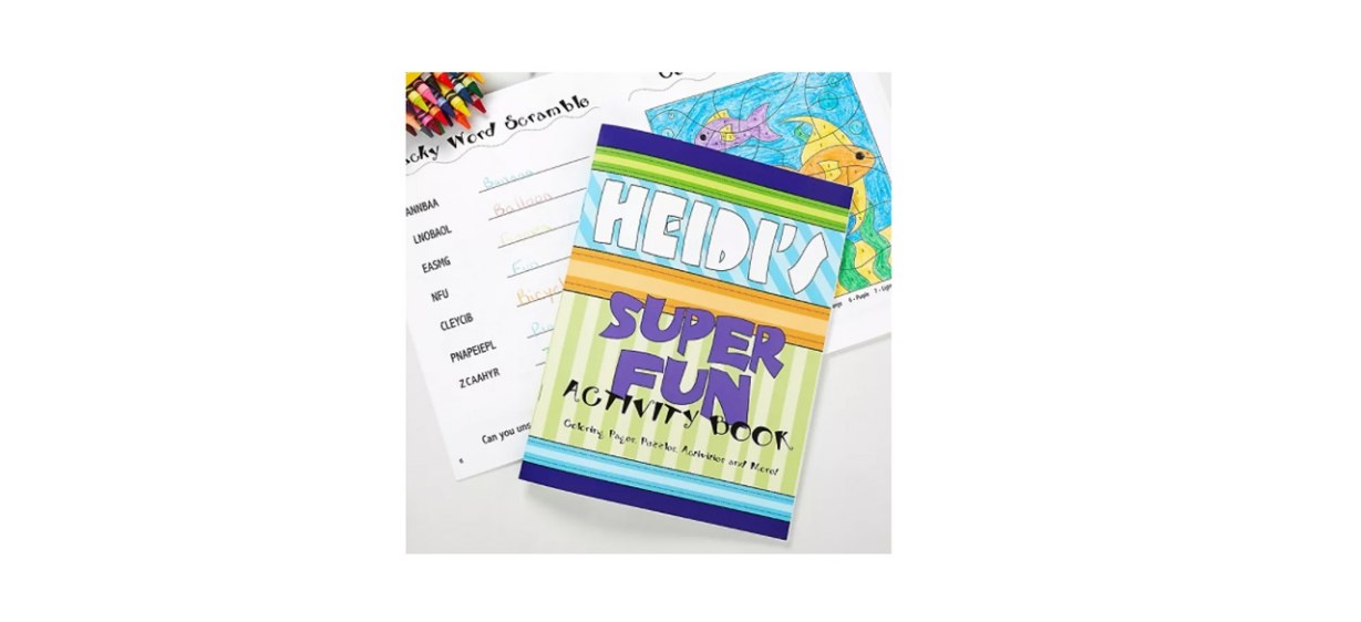 Heidi’s Super Fun Coloring Activity Book &amp; Crayon Set 