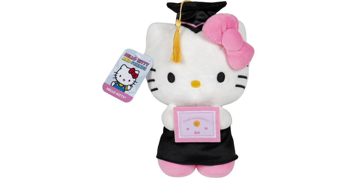 Hello Kitty and Friends, 8-Inch Graduation Hello Kitty Plush