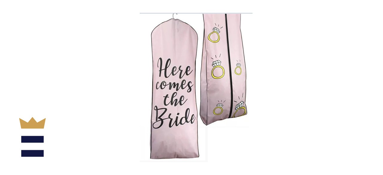 Here Comes the Bride Ring Garment Bag