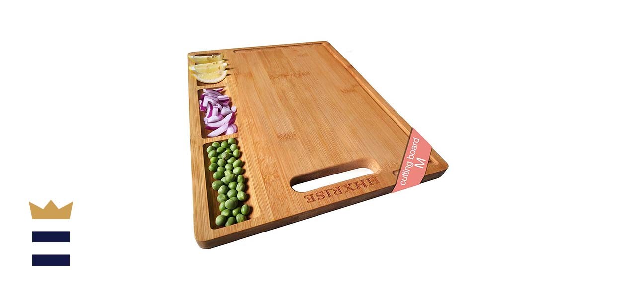 HHXRISE Organic Bamboo Cutting Board For Kitchen