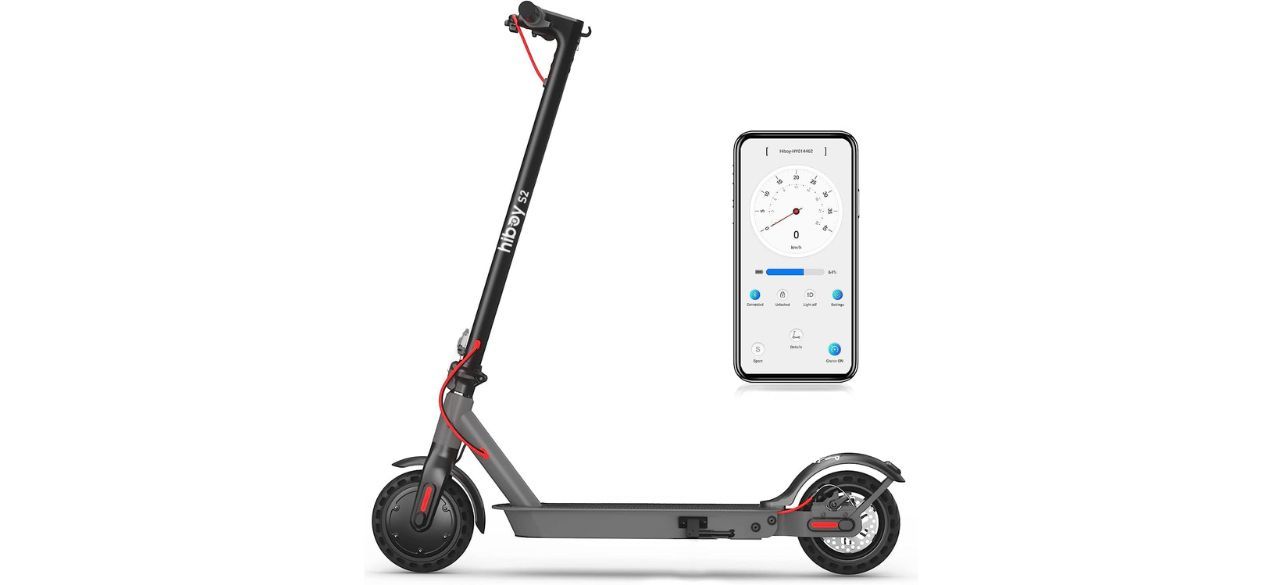 Hiboy Electric Scooter on white back