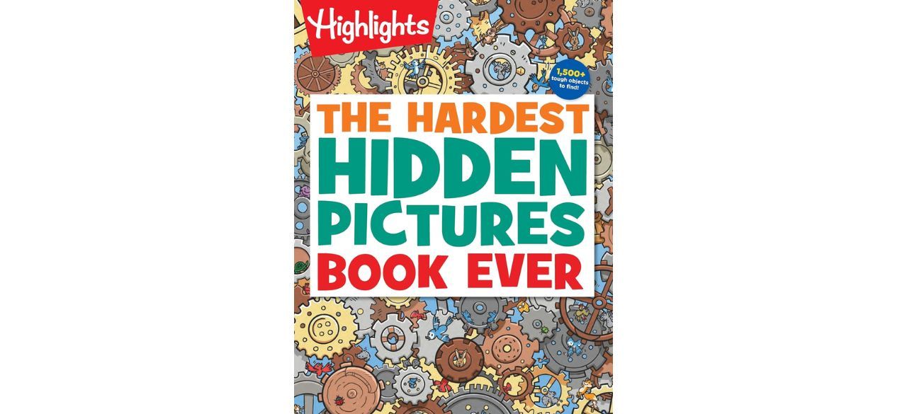 Highlights The Hardest Hidden Pictures Book Ever cover on white background