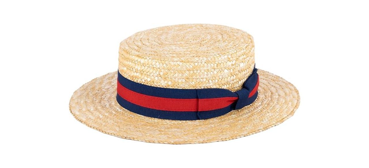 Zakira Straw Boater Hat