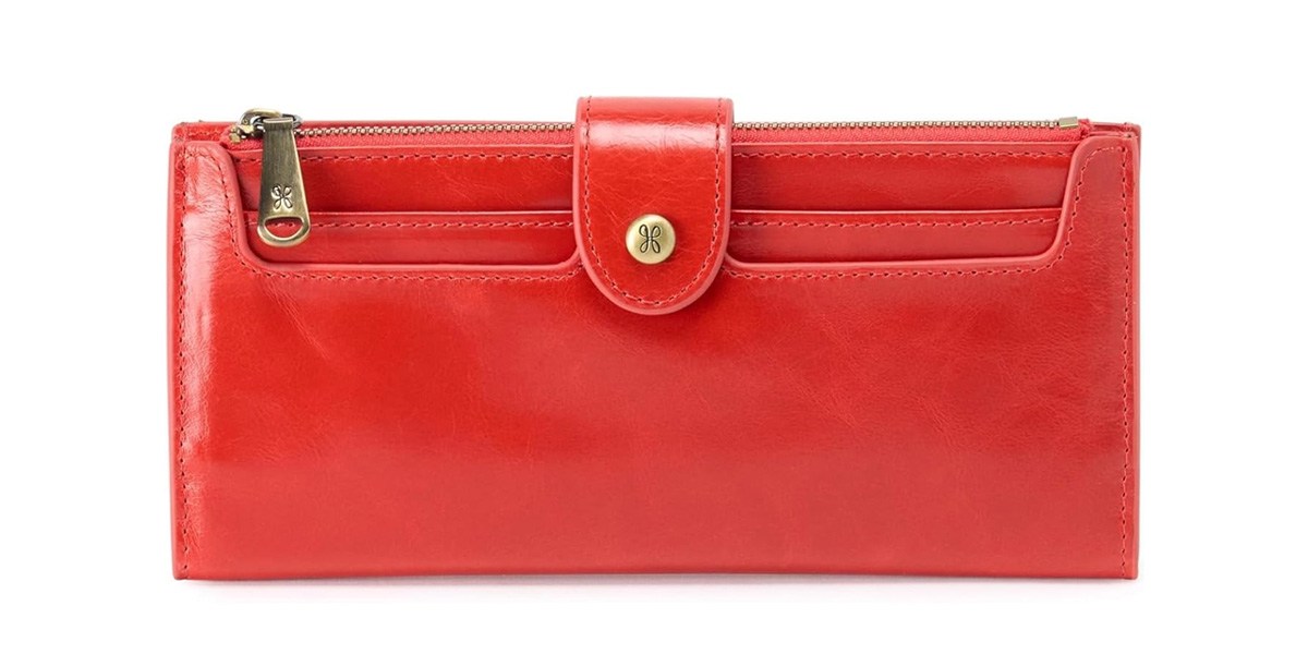 HOBO Women's Dunn Continental Wallet, Grenadine