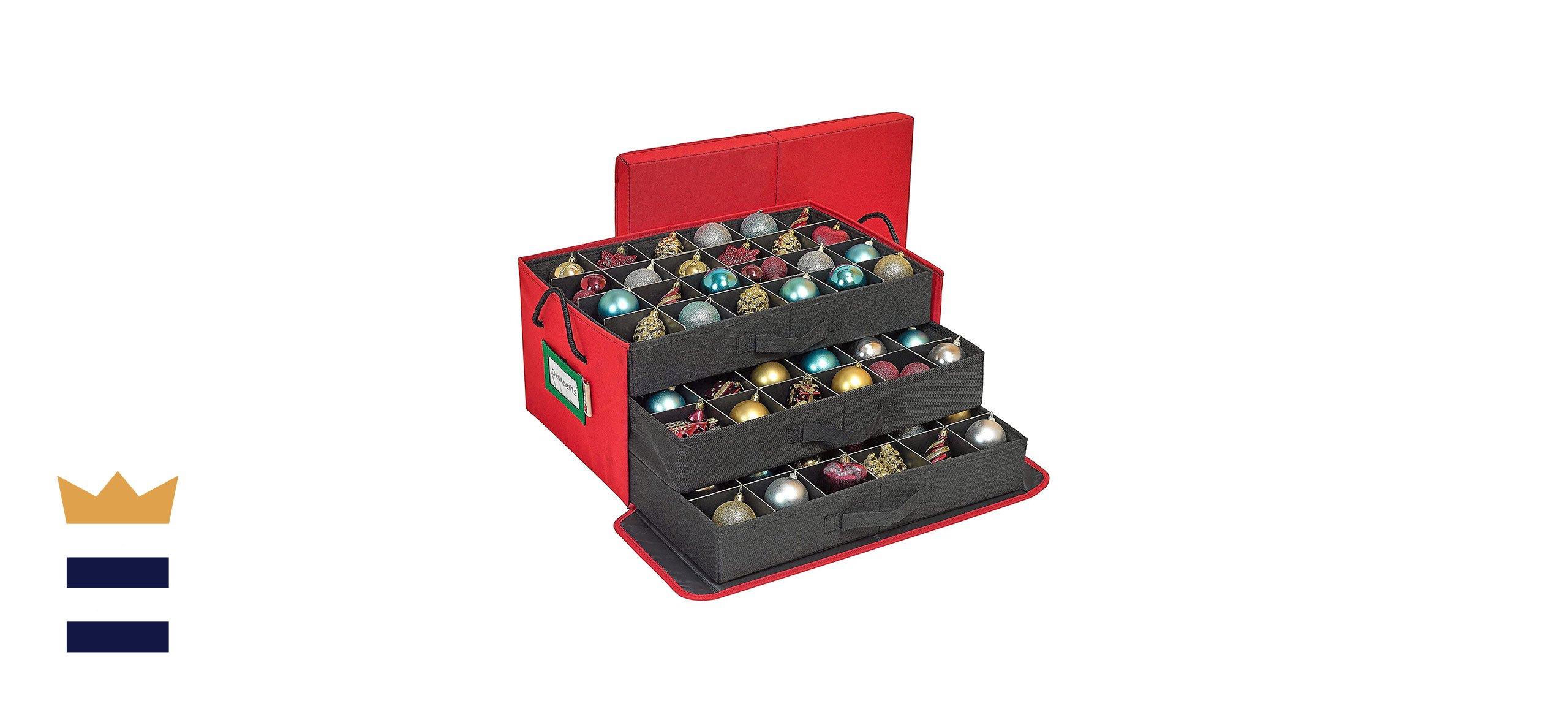 Holdn’ Storage Christmas Ornament Storage Container Box 