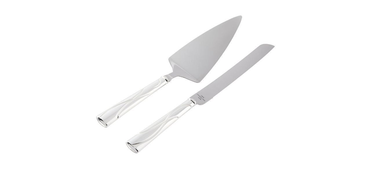 Lenox Serveware Cake Knife and Server on white background