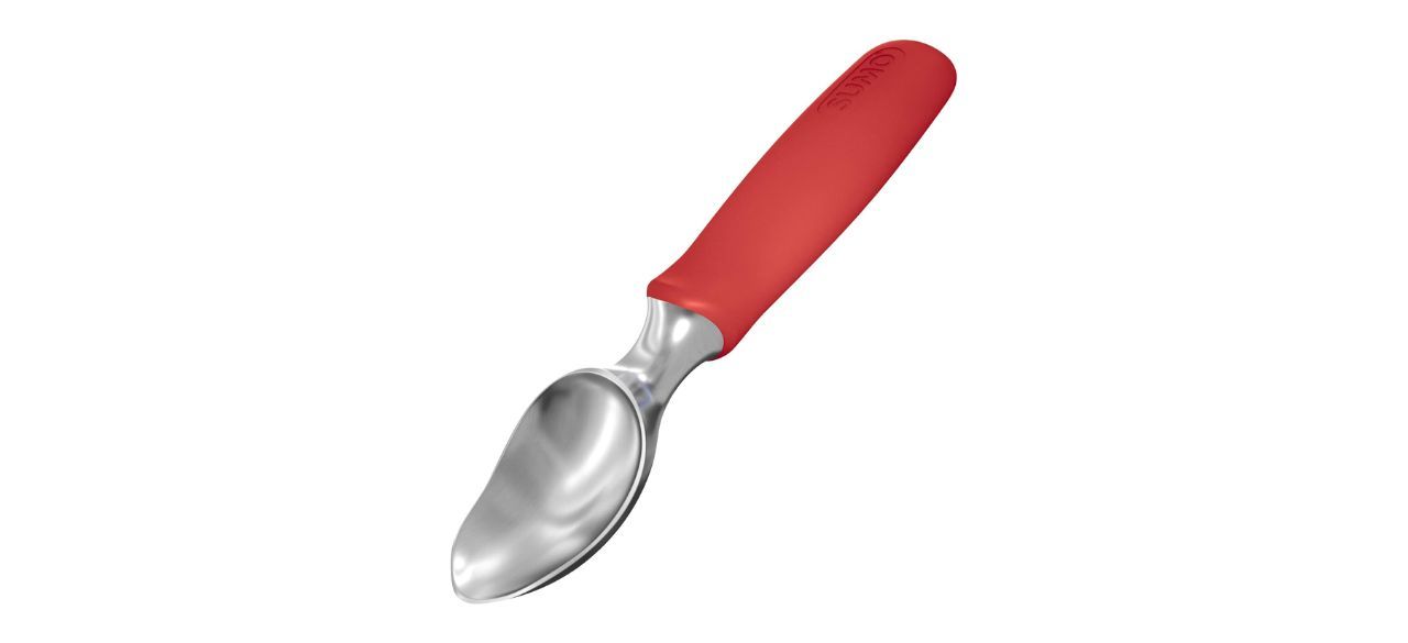 SUMO Ice Cream Scoop with red handle, on white background