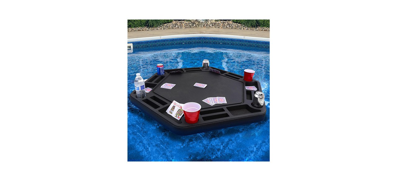 Polar Whale Floating card game table tray