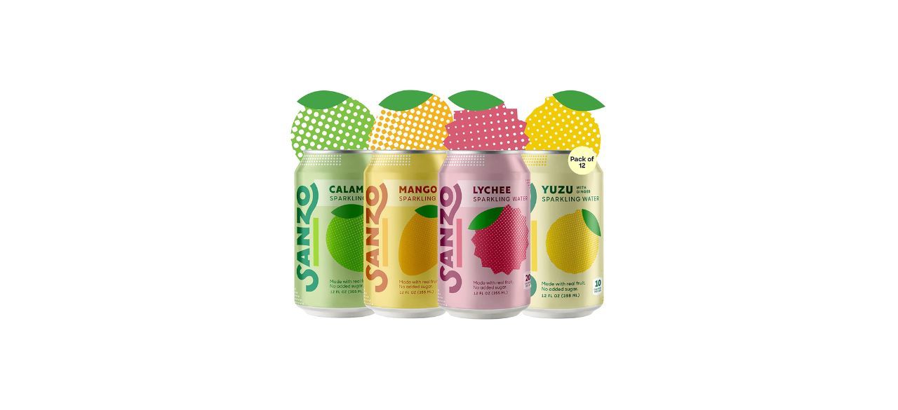 Sanzo Flavored Sparkling Water Variety Pack