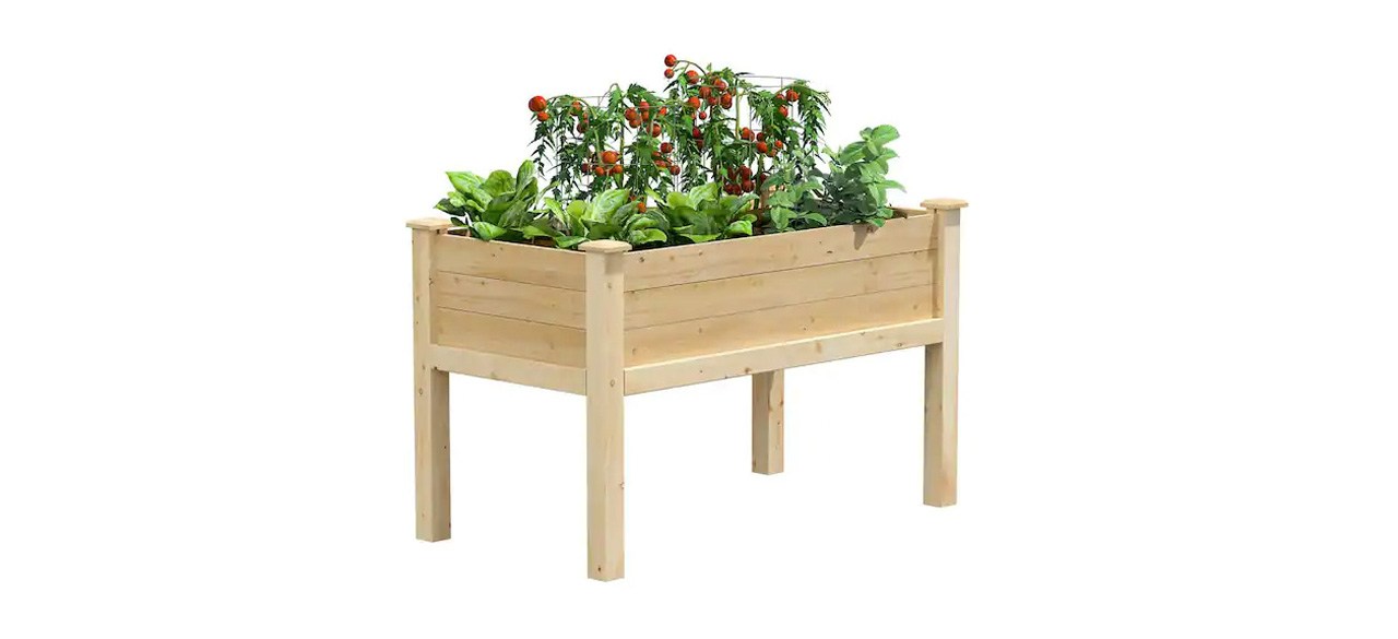 Best Greenes Fence Original Cedar Elevated Garden Bed