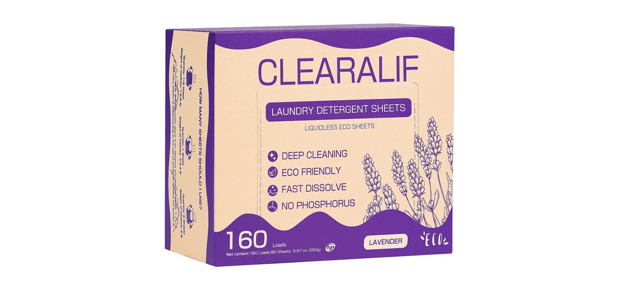 Clearalif Lavender Laundry Detergent Sheets